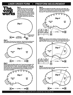 Freeform A-B Form Liner Order Form